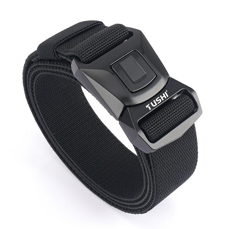 

Quick-release Buckle Tooling Outer Waist Belt Quick-drying Elastic Trousers Men s 125cm чорний