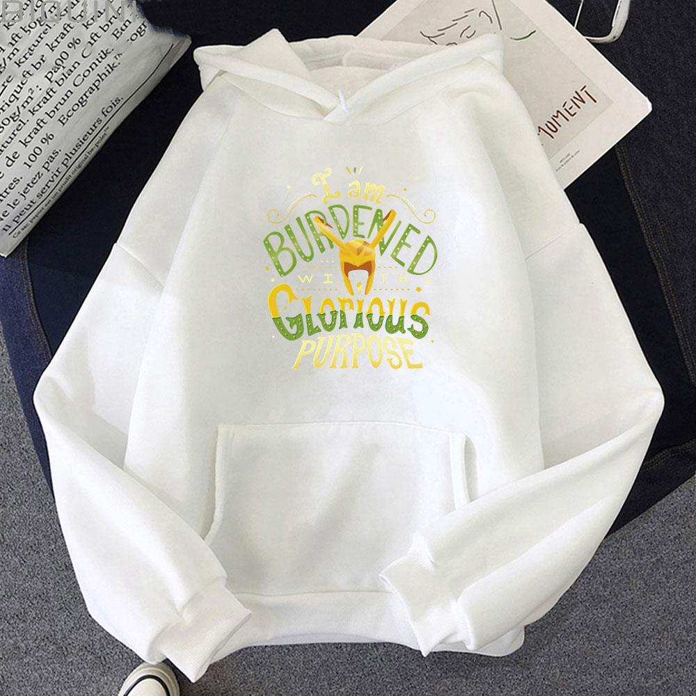 Women's TVA Loki  Printed Hoodies Women Fashion Harajuku Oversized Sweatshirts Hoodie Boys Girls Tracksuits Unisex Clothing Coat