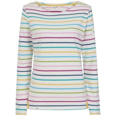 Lazy Jacks Womens/Ladies Breton Colour Block Stripe Long-Sleeved T-Shirt