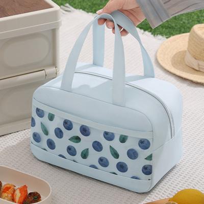 Cartoon Lunch Bag Insulated Thermal Bento Box Picnic Tote Waterproof Leak-proof Cooler Ice Pack Portable Kid School Lunch Bags