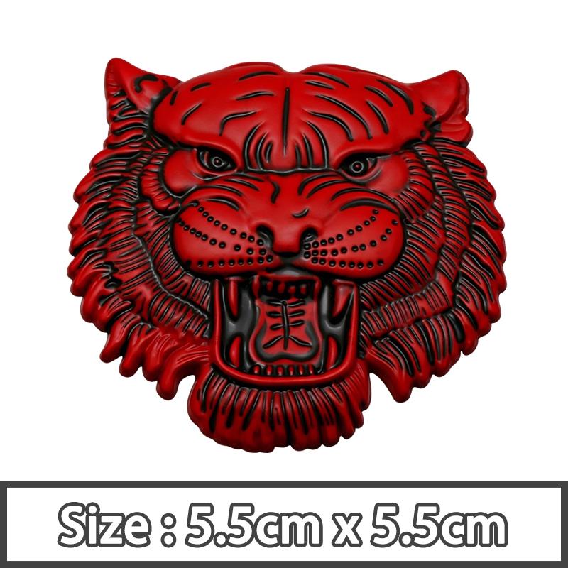 3D Metal Tiger Head Totem Emblem Car Rear Trunk Body Badge Stickers Decal Accessories