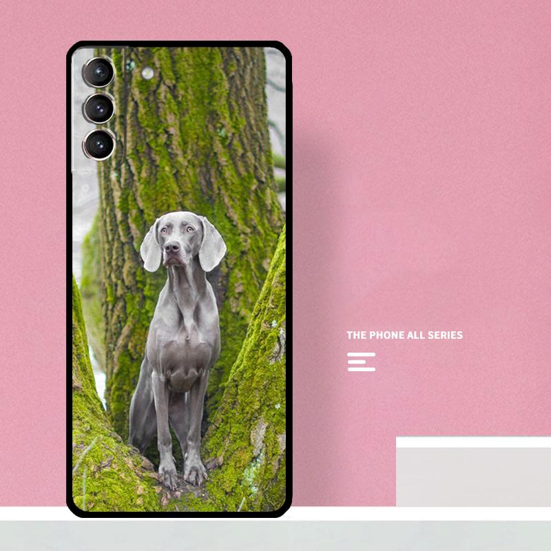 Weimaraner Dog Phone Case For Samsung Galaxy S26 S23 Ultra S20 S21 S22 S24 S25 Plus S10 S25 FE Cover Coque