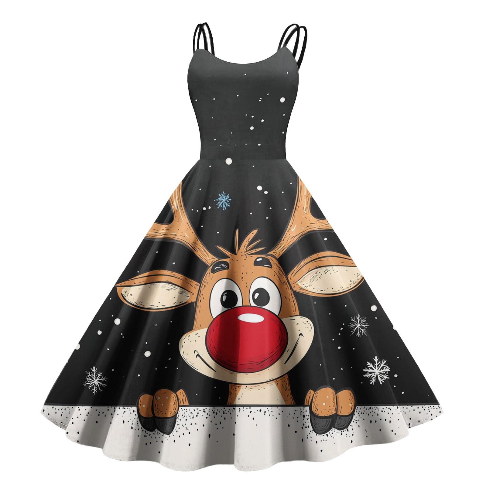 

Жіноча модна різдвяна сексуальна готична коктейльна сукня без бретелей у стилі панк, вінтажна сукня. M білий