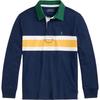 Polo Iconic Cotton Long Sleeve Rugby Shirt Kids Tops CWPOKNIY8021566-999