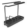 Kitchen Sink   Multifunctional Metal Sponge Soap Brush Storage Rack with Towel Holder