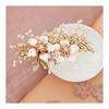 DFsucces Hair Stick Pin, Hair Accessories, Pearl Hair Ornament, Flower, Pink Gold, For Japanese and Western Outfits, Coming-of-Age Ceremonies,