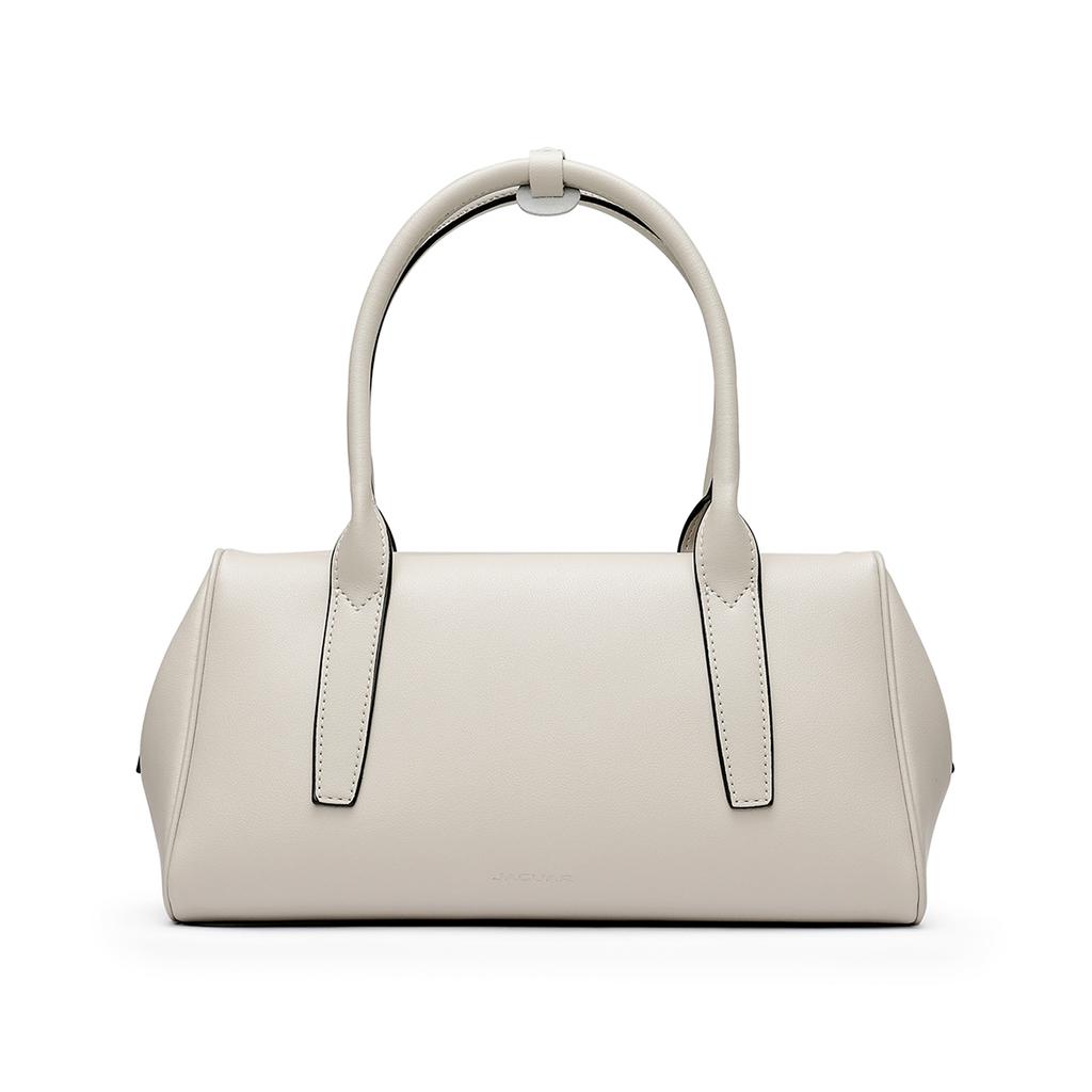 New JAGUAR Synthetic Leather Shoulder Bag, Handbag Women's Ecru/Black/Sand JL12301931