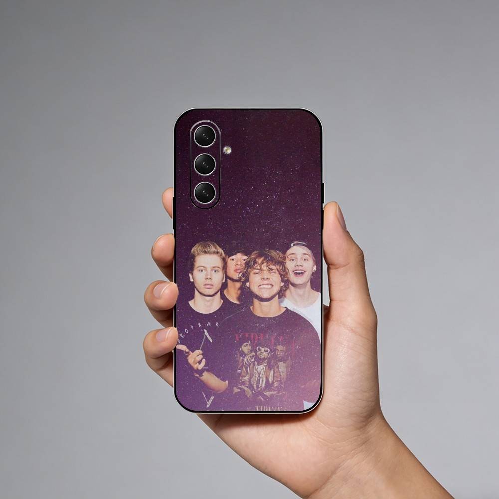 5 S-Seconds of S-Summers Band Phone Case For Samsung Galaxy A73,A21s,A22,A31,A52,A53,A71,A41Soft Black Shell