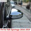Car Side Door Rearview Mirror Case Cap Decoration Cover Trim For KIA Sportage 2016 - ABS Chrome Accessories Exterior Kit