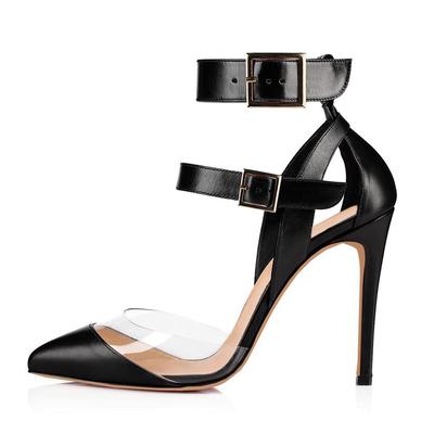 Moda Feminina Salto Alto Salto Alto Tira No Tornozelo Sandálias Sensuais Sapatos de Festa de Verão Sapatos de Mulher de Casamento sapato