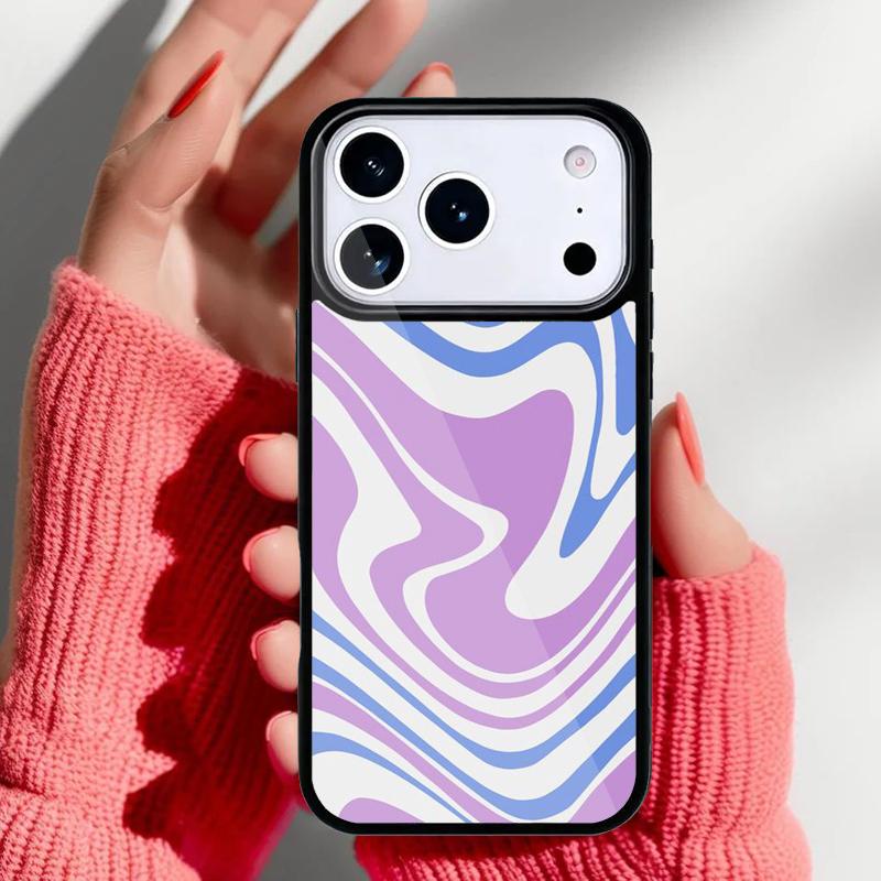 Liquid Swirl Abstract in Neutral Blue Grey Phone Case for iPhone 17 16 15 14 13 Pro Max Back Cover for 12 11 Pro Coque