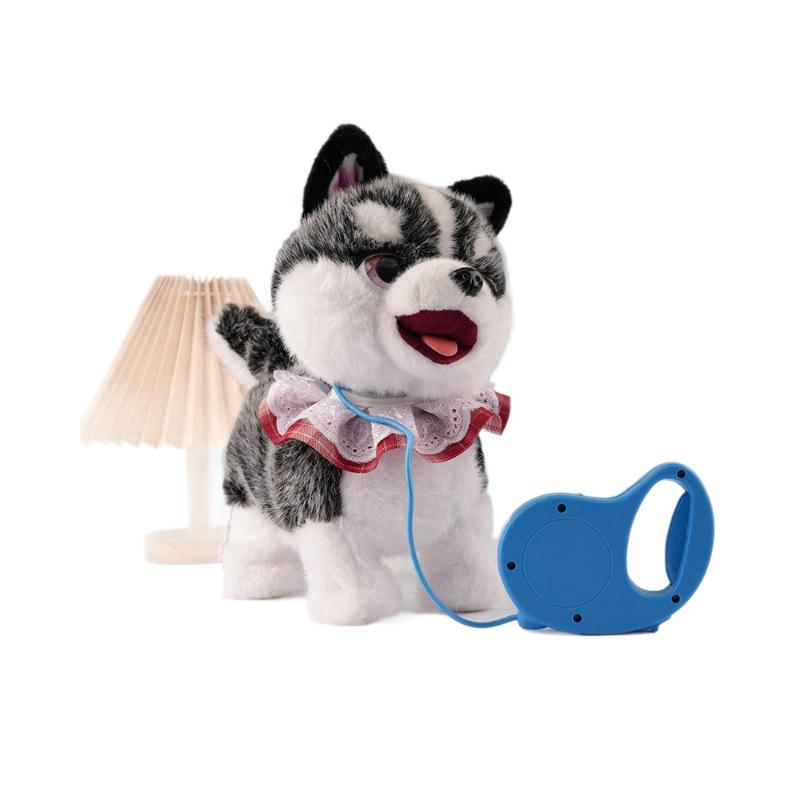 Electronic Puppy Toy: Interactive Walking, Barking, and Singing Pet with Leash