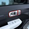 Auto Interior Decoration Accessories Inner Door Handle Bowl Frame Trim Cover ABS Material For Kia EV4 2025-2026 Left-Hand Drive