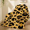 Leopard Print Animal Print Pattern Throw 240g flannel blanket, suitable for sofas, beds, offices,  exquisite gift blankets