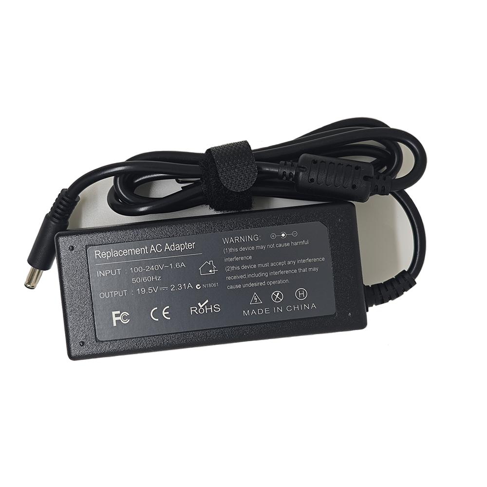 Chargeur d'ordinateur portable 45W 19.5V 2.31A 4.5*3.0MM Pour Dell Inspiron XPS13 9343 9350 9365 9360 XPS12 LA45NM140 vostro5370 13 5000 Adaptateur AC