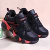Boys Winter Warm Thick Sole Running Shoes Kids Ages 7-16 Fleece-Lined Cotton Sneakers With Rubber