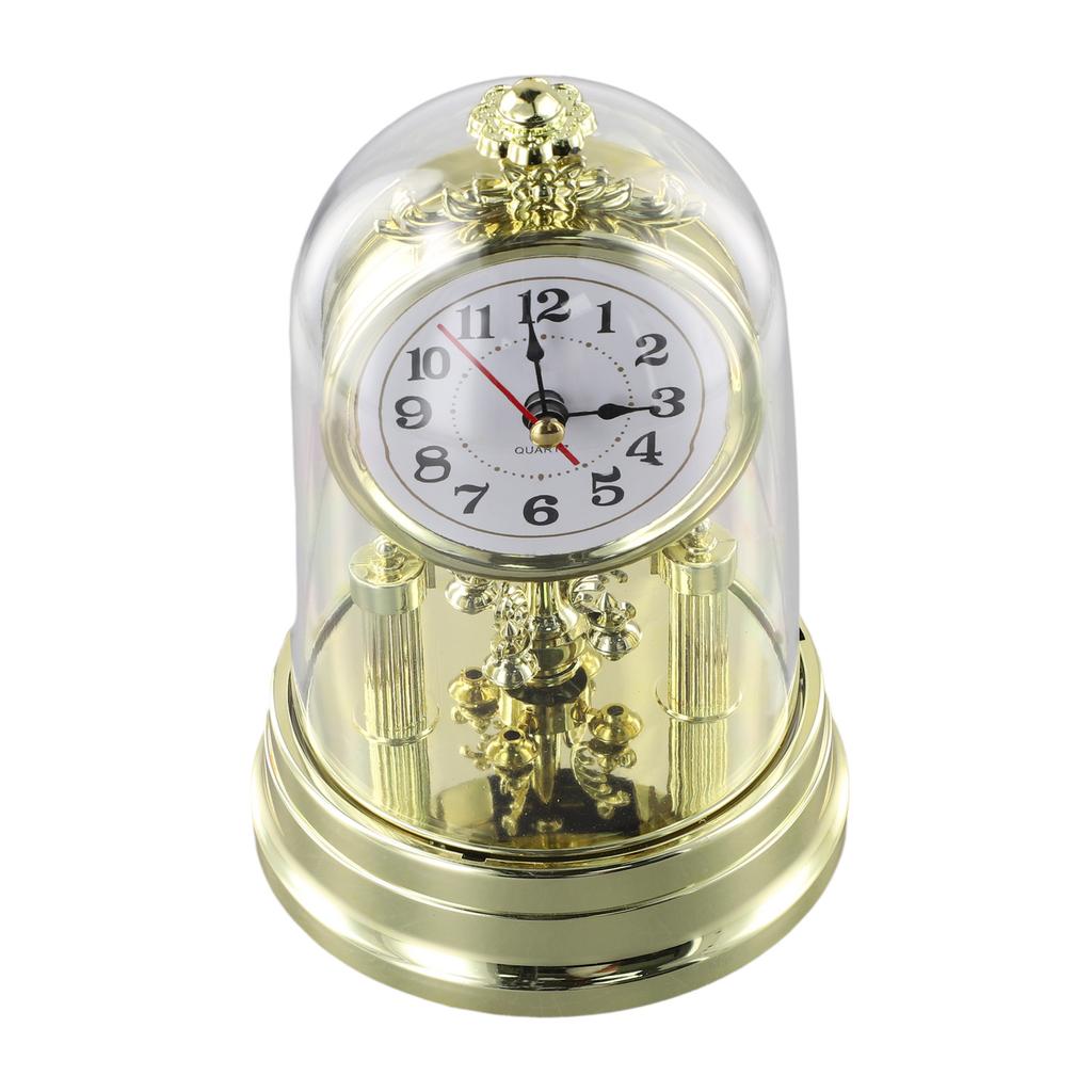 Vintage Clock European Style Antique Clock Retro Style Table Clock with Pendulum and Chime Antique Vintage Design