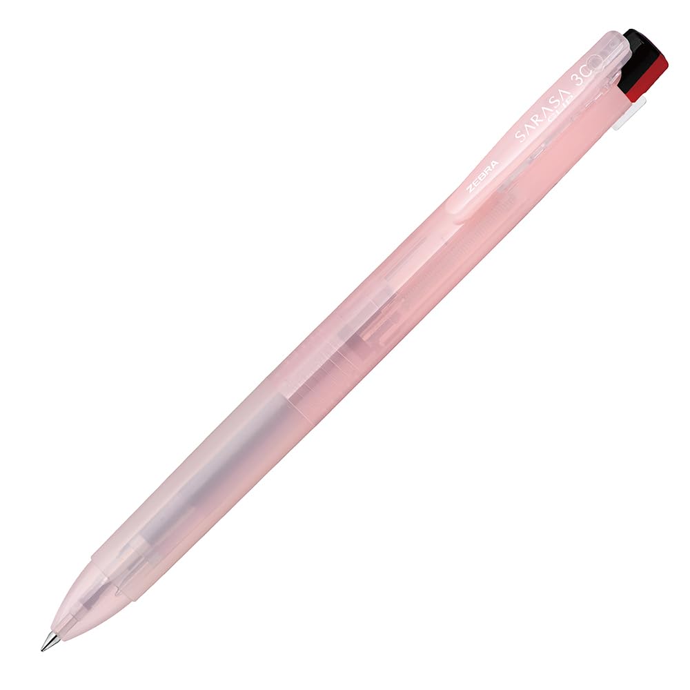 

Zebra 3 Color Ballpoint Pen Sarasa Clip 3C Clear Color Pink 0.5mm J3J5-C-P