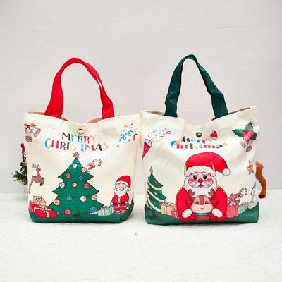 Children's Christmas Eve Handheld Candy & Apple Gift Bag