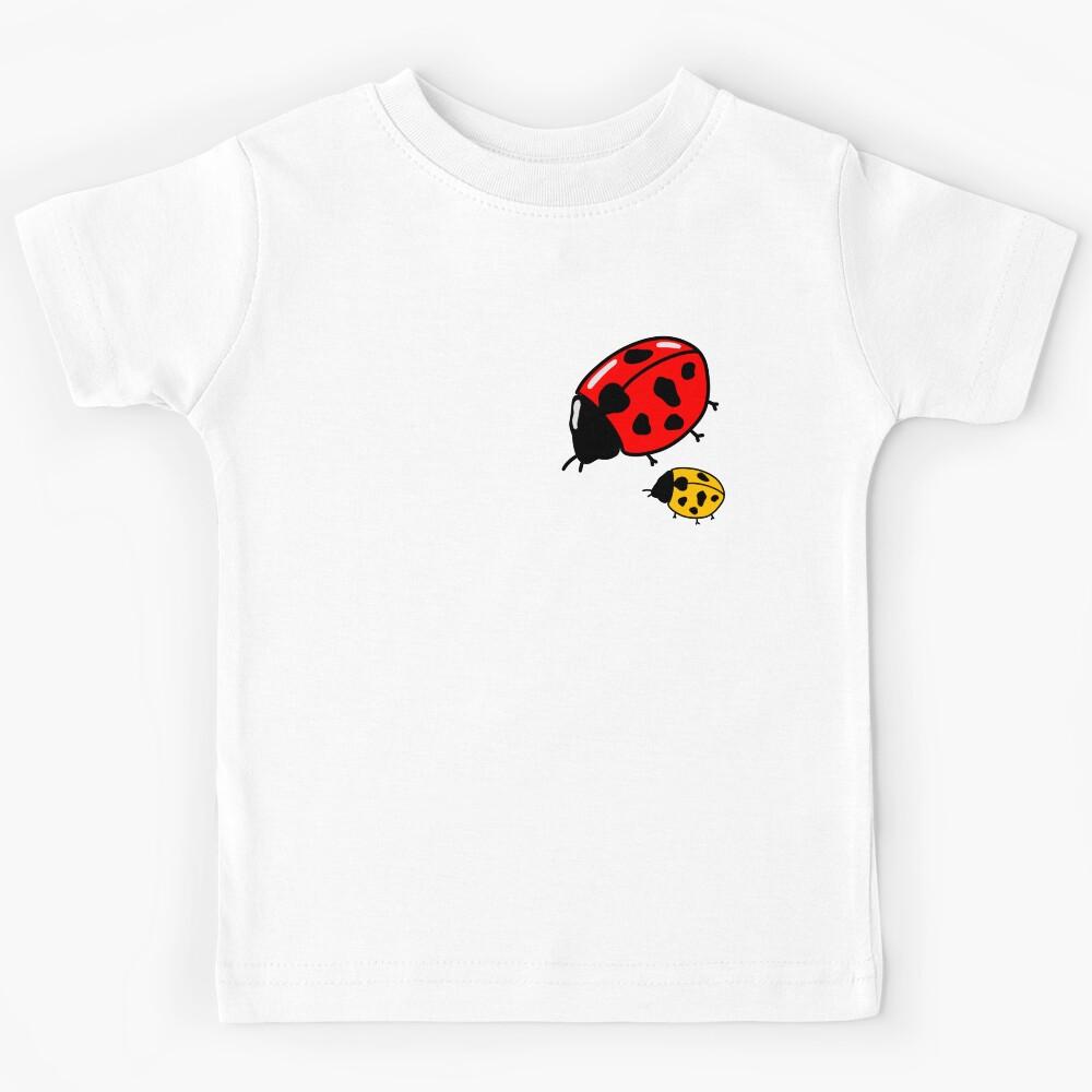 Little cute red and yellow ladybugs Kids T-Shirt 130