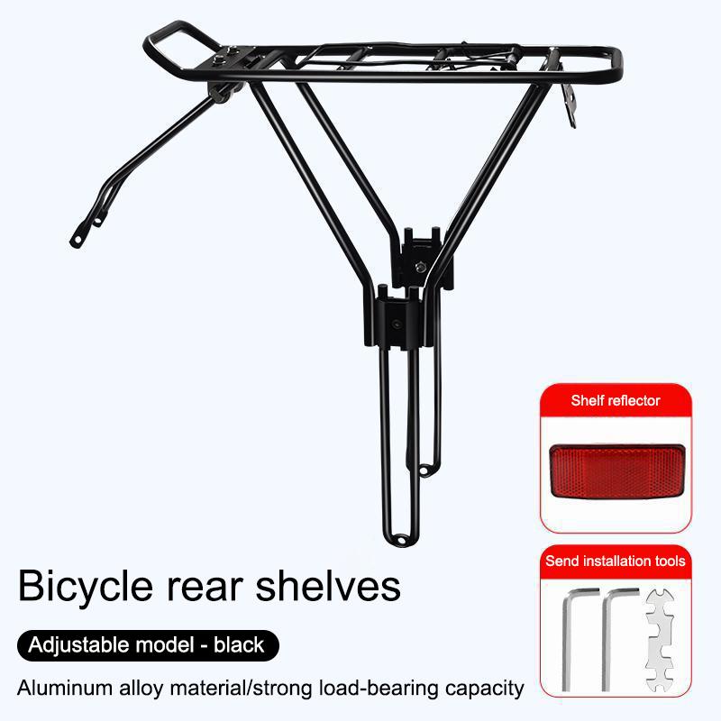 1 Set Quick Disassembly Alloy Rear Bicycle Rack Carrier Bag Luggage Tail Shelves Cycle Mountain Bike Equipment Accessories