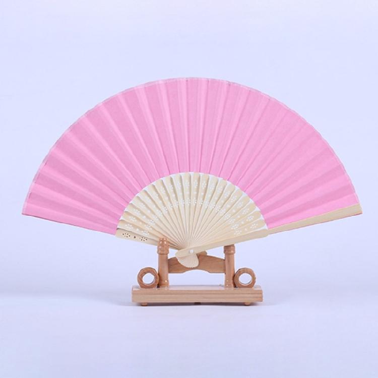 Handheld Fan Blank Folding Fan DIY Wedding Decoration Bamboo Hand Held Fan Craft