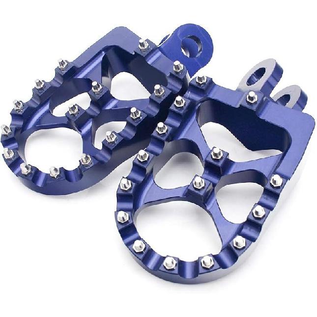 TOFR DRZ400 SM 2000-2024 Footpegs for Suzuki RM125 RM250 1991-2006 RMX250 1993-1999