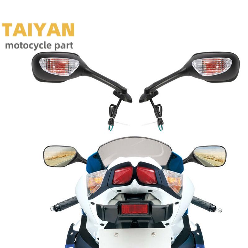 

Rearview Mirrors with Turn Signals for Suzuki GSXR600/750/1000 (2005-2015) LED Clear Lens (Order 2 for a pair)