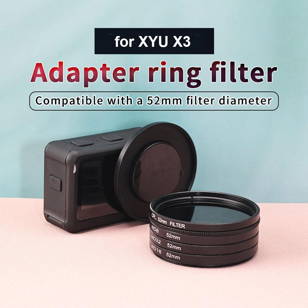High Definition Image Quality Camera Lens Filter For XTU X3 UV CPL Polarizing Protective ND8 ND32 ND64 Camera Filter Accessories