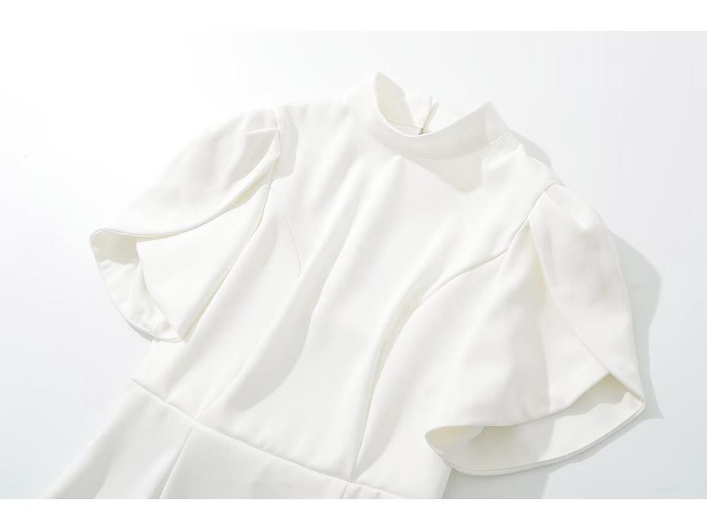 2024 Winter Women's European & American Bow Short Dress