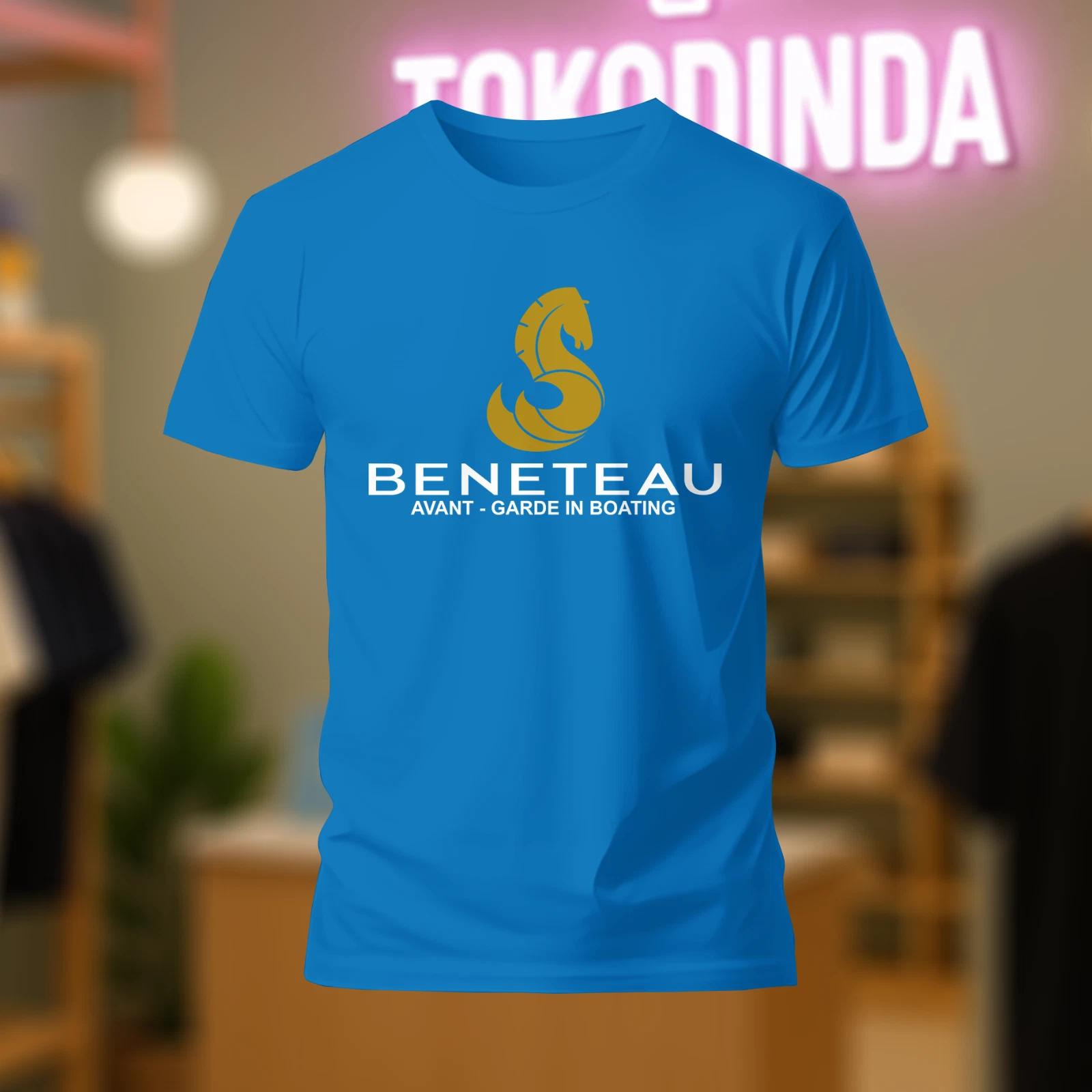 Beneteau sailboat boat logo T-Shirt Funny Made In USA S-5XL XXXXL