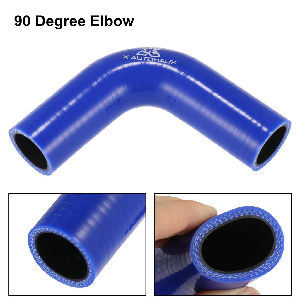 X AUTOHAUX Silicone Hose, Silicone Pipe, Radiator Hose, Elbow 90