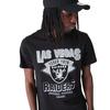 Shirt - NEW ERA - WORDMARK Las Vegas Raiders - Manches courtes - Homme - Noir