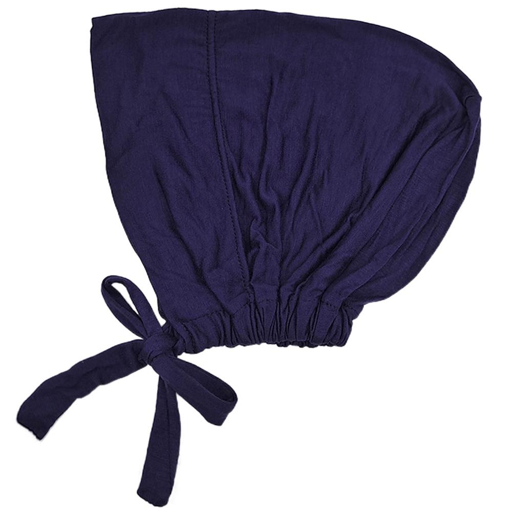 Modal Muslim Turban Hat Inner Hijab Caps Islamic Underscarf Bonnet India Hat Female Headwrap Turbante Mujer Hijab Cap With Rope