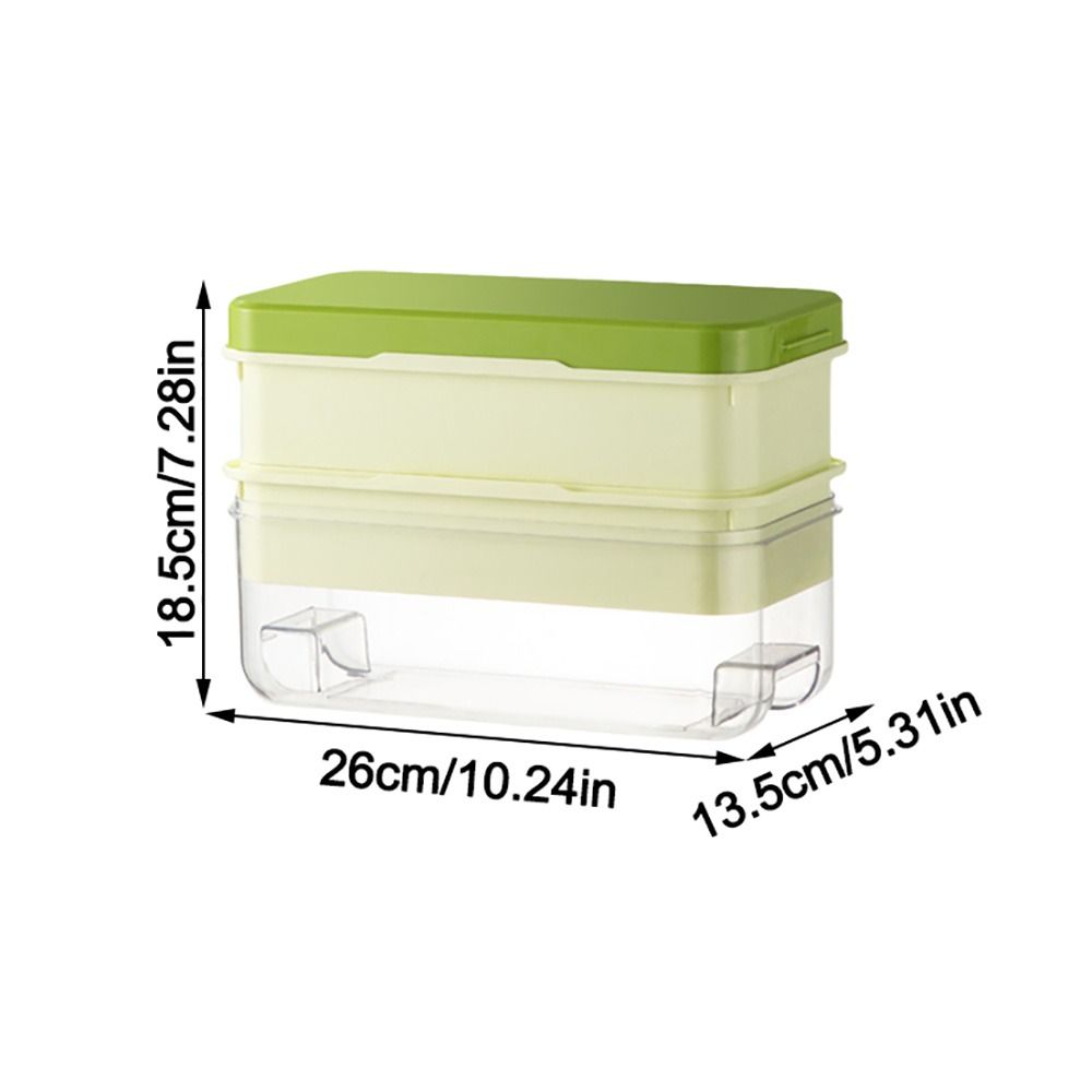 Portable Bar Gadget Ice Cube Tray Press Design Silicone Material Ice Maker Mould 8Grids Ice Mold Box Kitchen Accessories