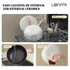 LANMI 20CM Iron Frying Pan Ceramic Integrated Aluminum Alloy Non-stick Healthy Cooking Pan for Family High Quality Pots Meat Pan