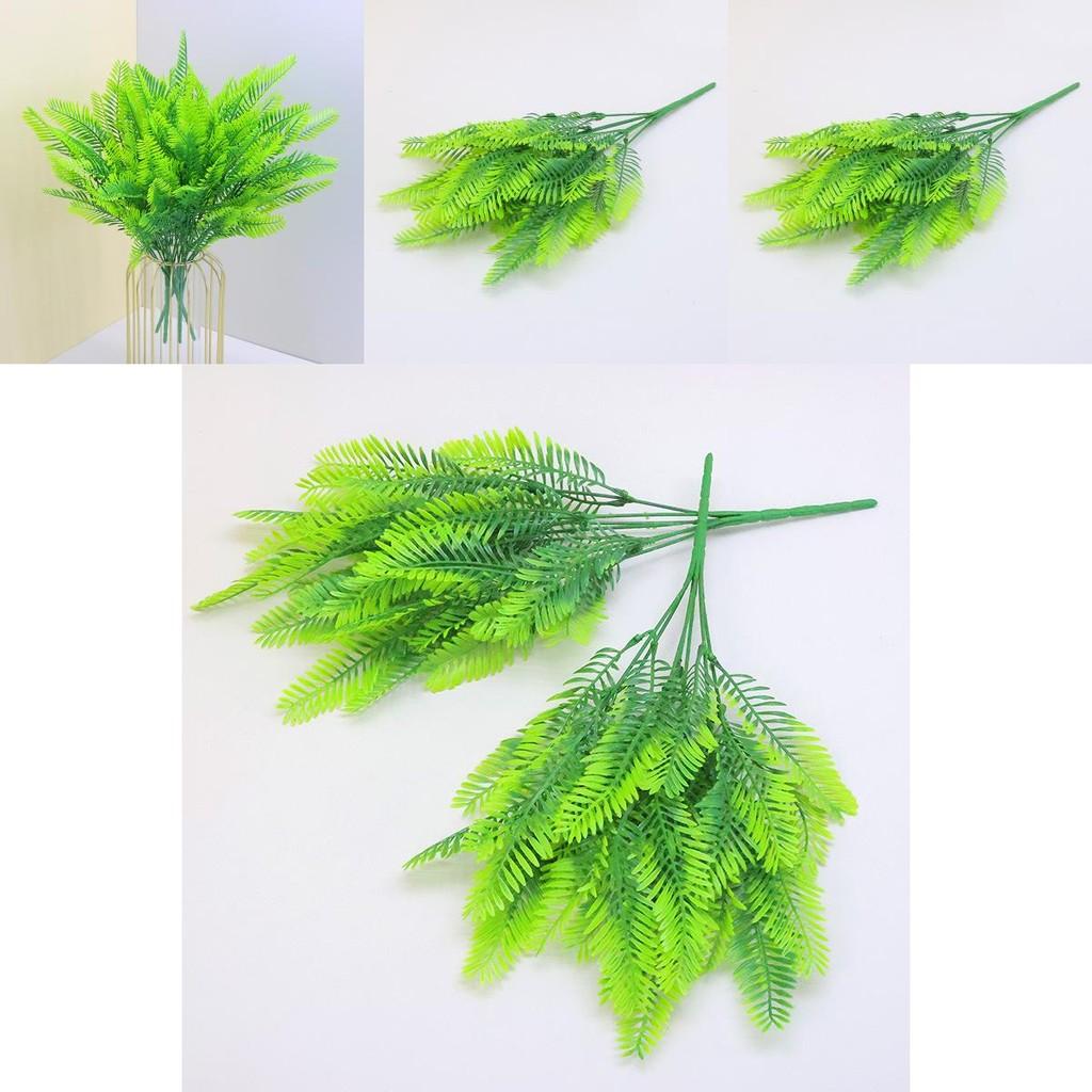 Artificial Fern Plant With Plastic Material For Home Decor And Garden Use