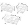Eggs Holder Container Eggs Storage Boxes Shockproof Holder 3 Grid/4 Grid/8 Grid