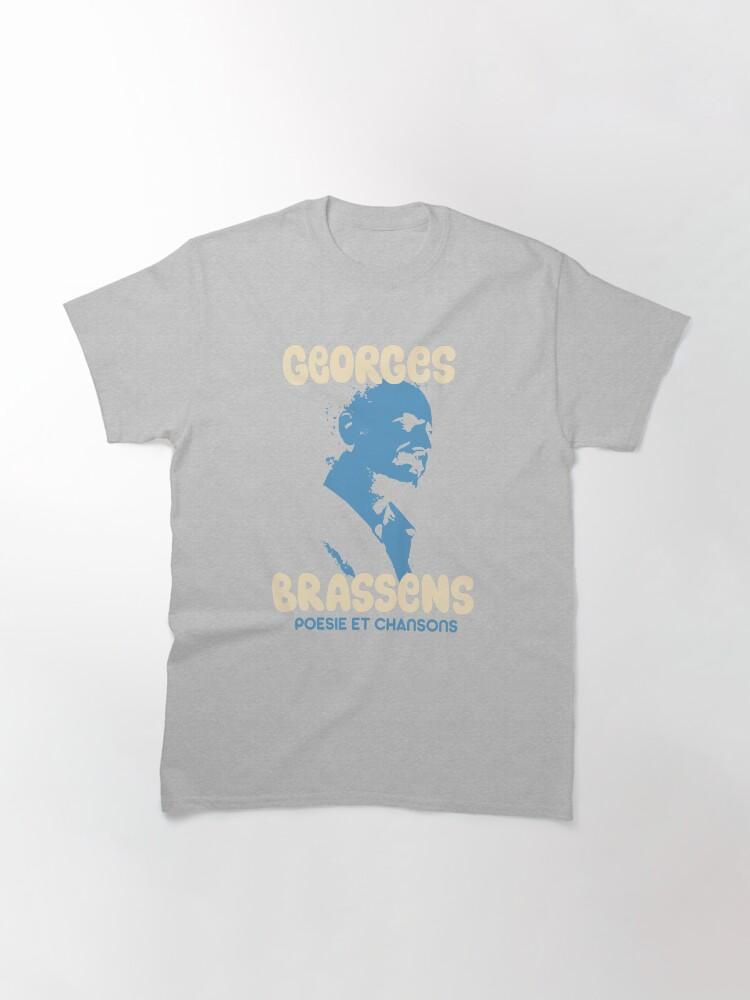 Georges Brassens Georges Brassens Tribute Design - Poetry et Chansons Classic T-Shirt