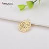 New Designer Unique Handmade 14k Gold Plated Sun Charms For DIY Jewelry Making Earrings Necklace Fittings Material