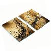 Glass Kitchen Cutting Boards With Decorative Dandelion Graphics 2X40X52 Cm