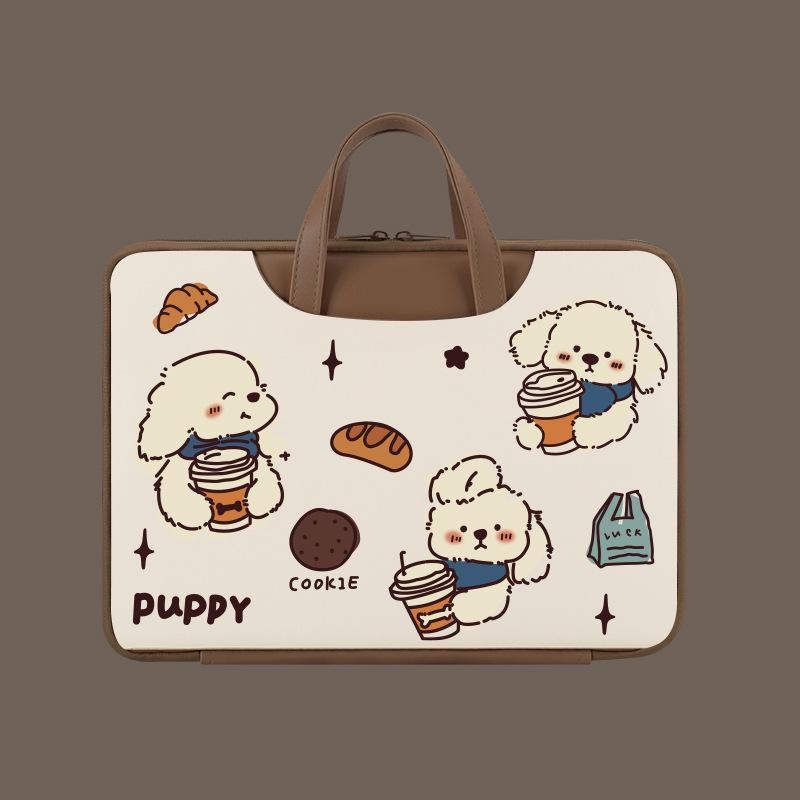 

TS JYL laptop bag,Korean Movie Laptop Sleeve 11 Inch iPad 14 Inch Notebook Cinematic 13.3 inches білий
