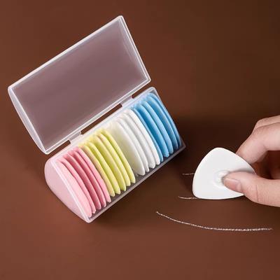 10/20/30Pcs Triangle Tailors Chalk Professional Fabric Marker Colorful Chalk Pencil Fabric Marking Tools Quilting Sewing Supplies Accessories