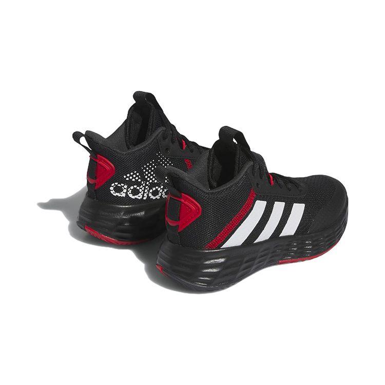 adidas Own The Game 2.0 K Black Vivid Red Kids Sneakers Core-Black Cloud-White IF2693