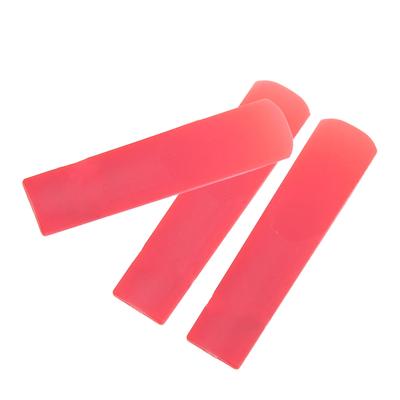 3 Pezzi Ancia per Sassofono Soprano Resina Ance per Sax Kit Accessori per Strumento per Sostituzione Rosso
