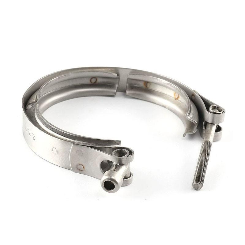 V Band Clamp Male Female Exhaust Flange 304 Stainless Steel Turbo Muffler Pipe Kits Release Car Accessories 2"2.5"3"3.5" 4" Inch