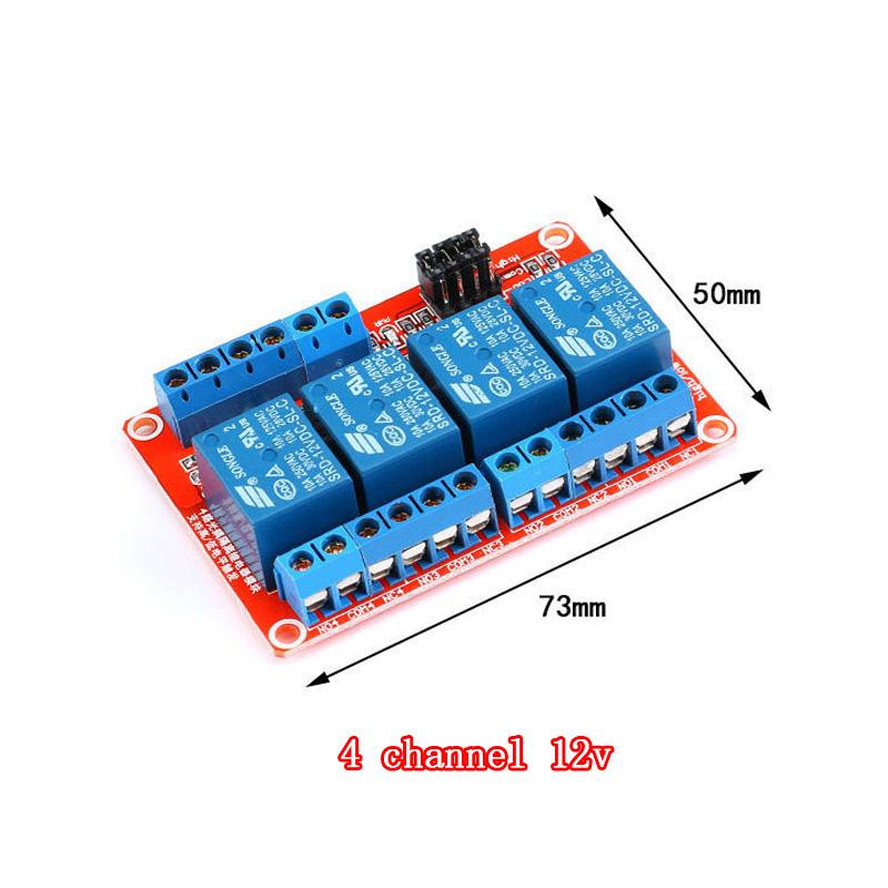 1 2 4 6 8 Channel Relay Module Board Shield with Optocouple High and Low Level Trigger for arduino Raspberry pi DC 5V 12V 24V Relays 5