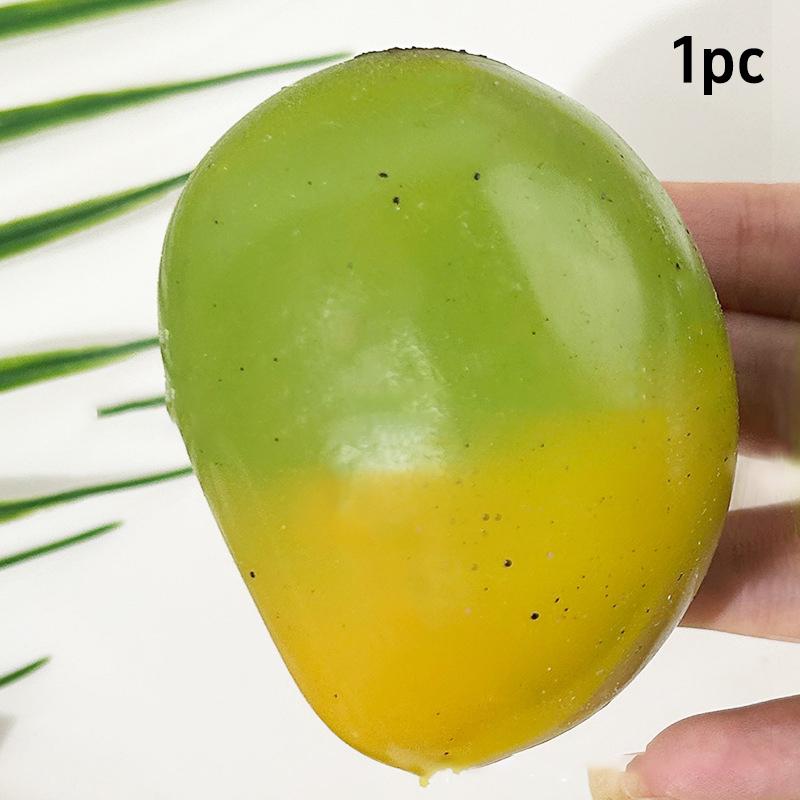 

Creative Simulation Mango Squeezing Pinching Slow Rebound Mango Stress Release Sensory Tool Office Home Decor Kid Adult Gifts
