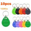 10/20pcs 125khz TK4100 EM4100 RFID Proximity Keychain Door Entry Access Control 125K Read Only ID Token Keyfob Tag Keys Keykobs