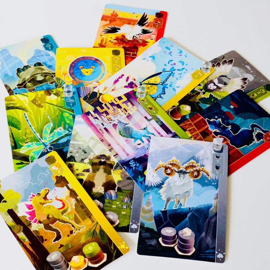 Harmonies Board Games Creation of Landscapes Habitats Animals Strategy Game Card